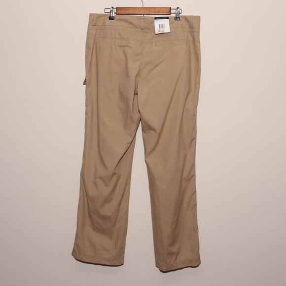 NEW Tommy Hilfiger Tan Cargo Pants Size 14 Cotton Blend - Picture 2 of 10